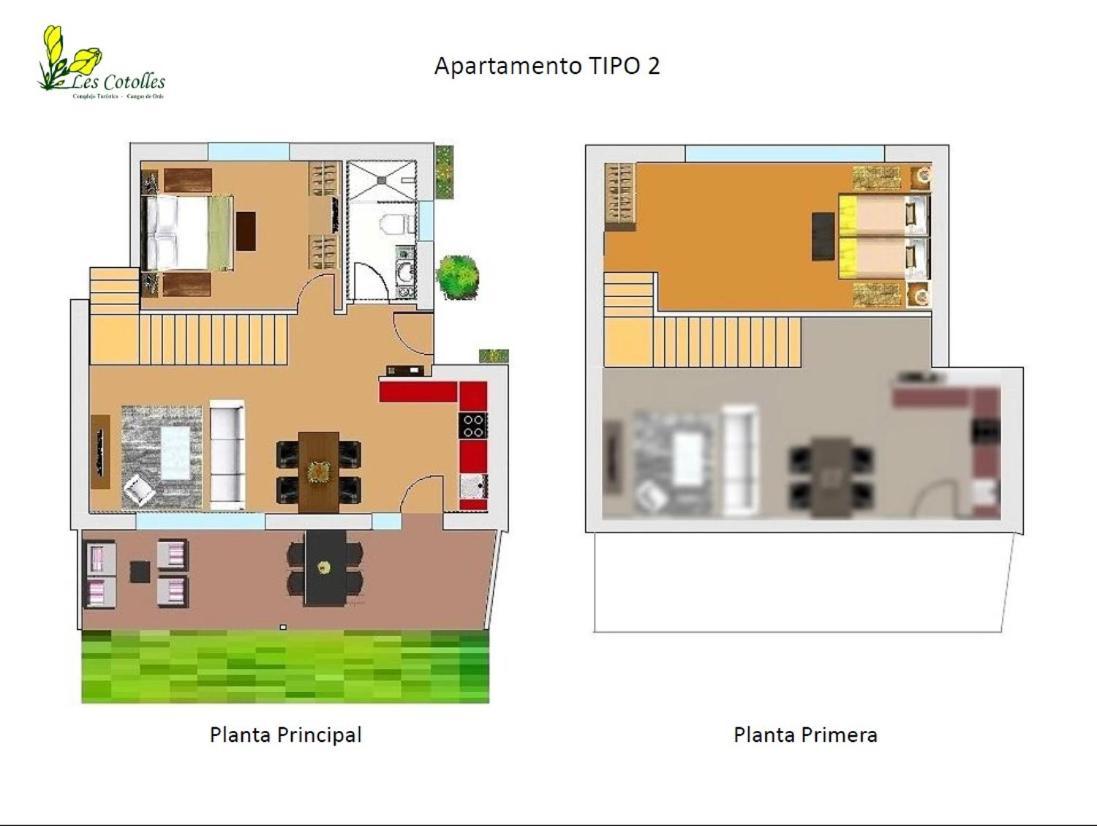 Complejo Turistico Les Cotolles Apartman Onís Kültér fotó